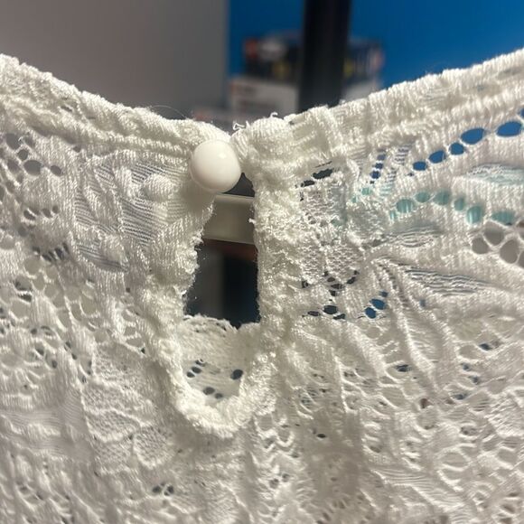 Maurice’s lace top, women’s large, cream - Picture 5 of 5